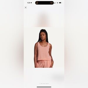 Peach Sleeveless Top